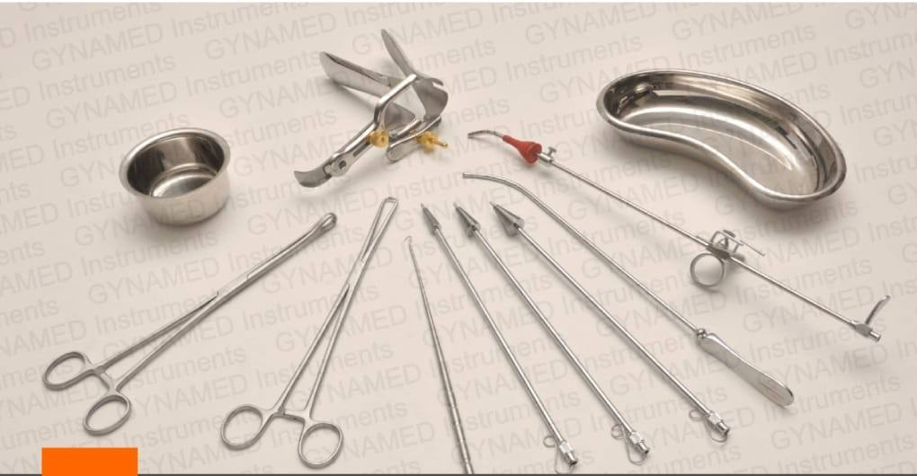 Factory Dz0859 Instruments Sets of 18 Pieces Obstetrics /Gynecology Instruments Stainless Steel Implants Removal Surgical Instruments Set