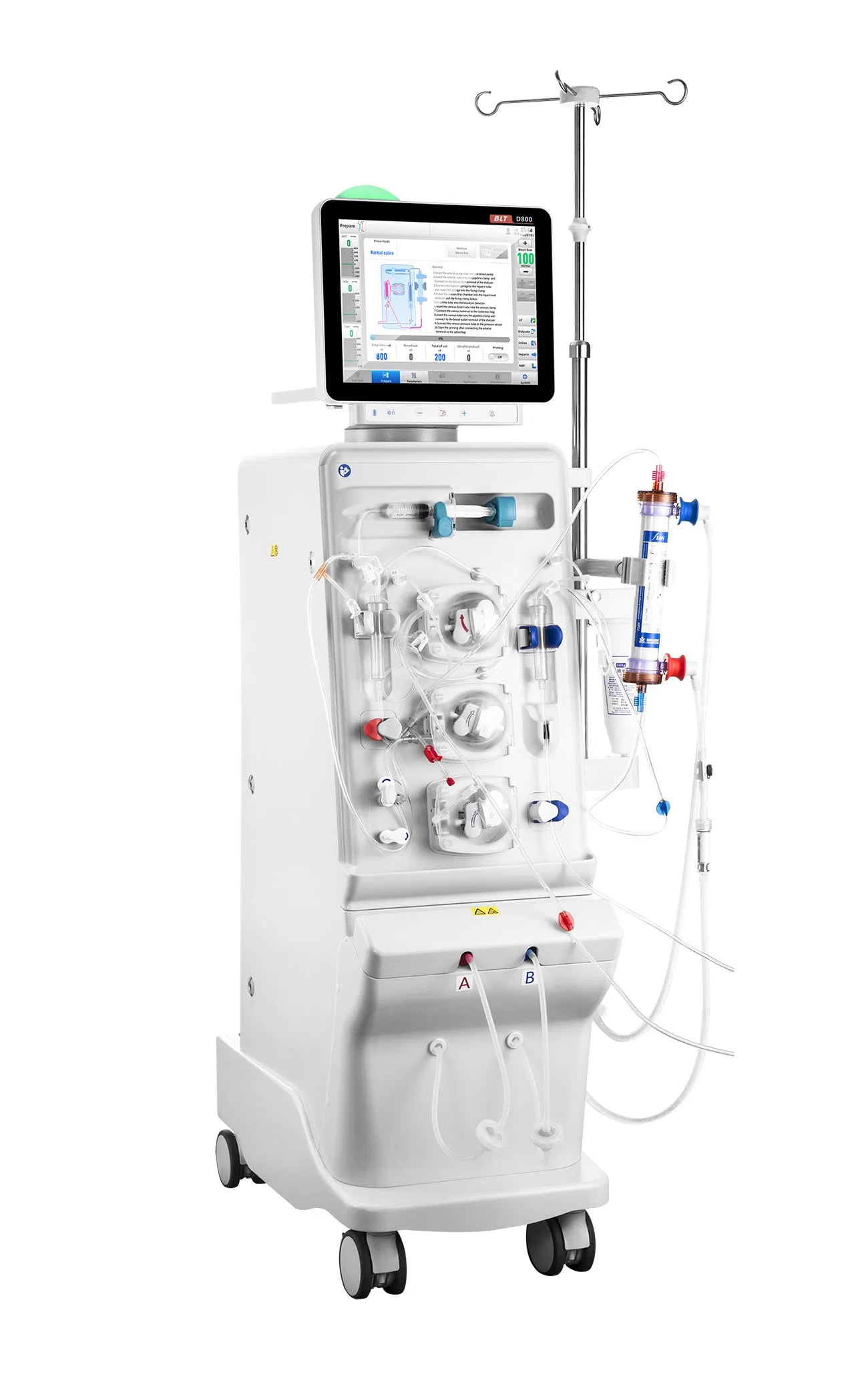 Hospital Surgical Hemodialysis Medical Kindney Dialysis Machine Blood Filter Purification Circulation