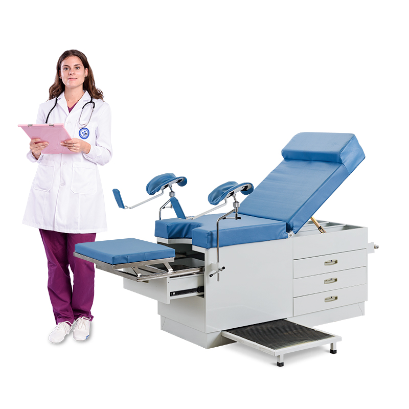A048 Multifunction Adjustable Hospital Medical Gynaecological Manual Obstetric Delivery Table with FDA