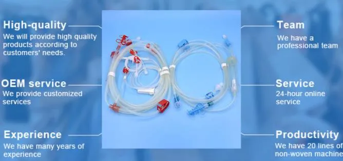 Hemodialysis Blood Tubing Set Display