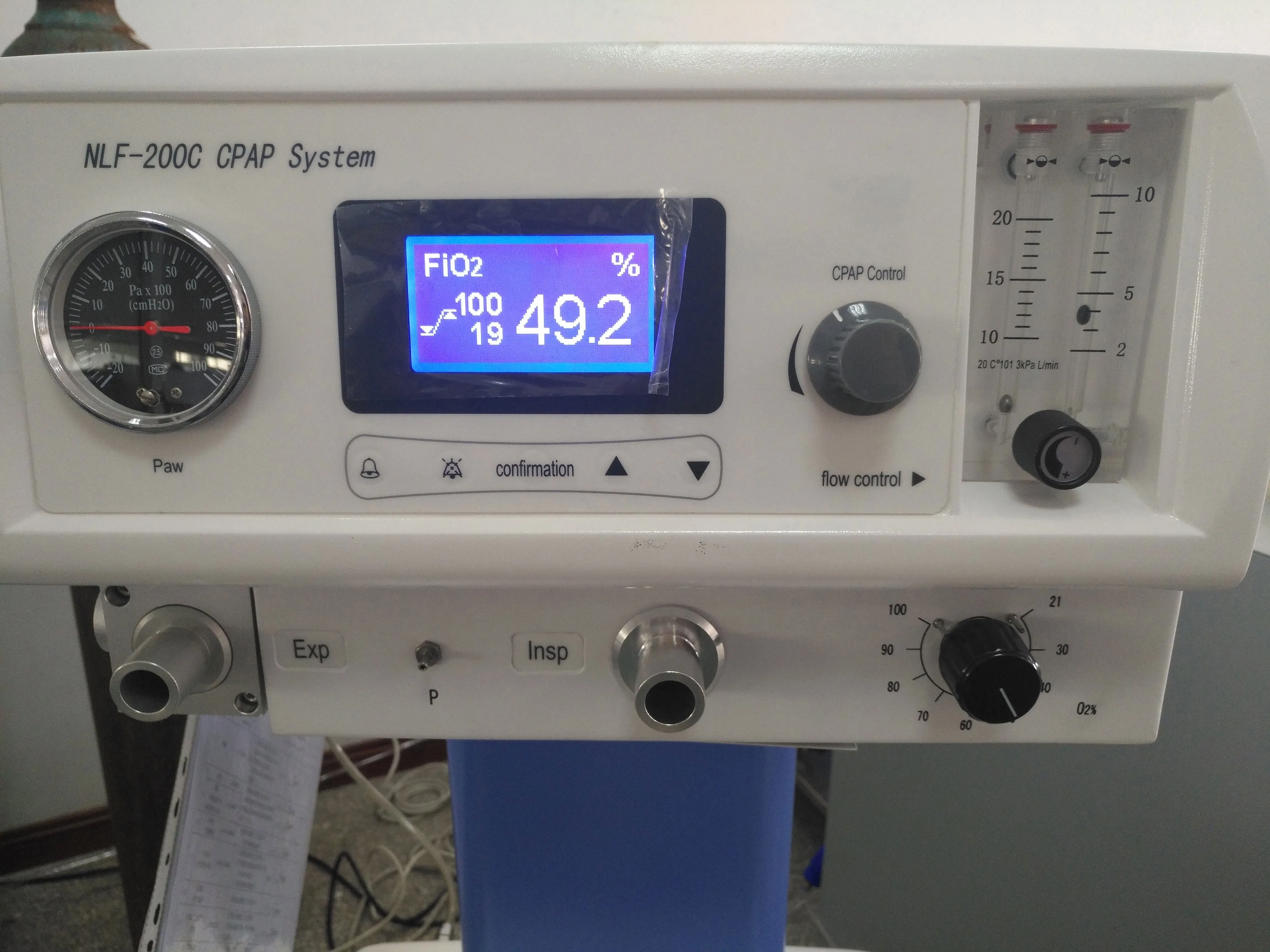 Hospital Use High Quality and Safety Nicu Department Use Neonatal CPAP System