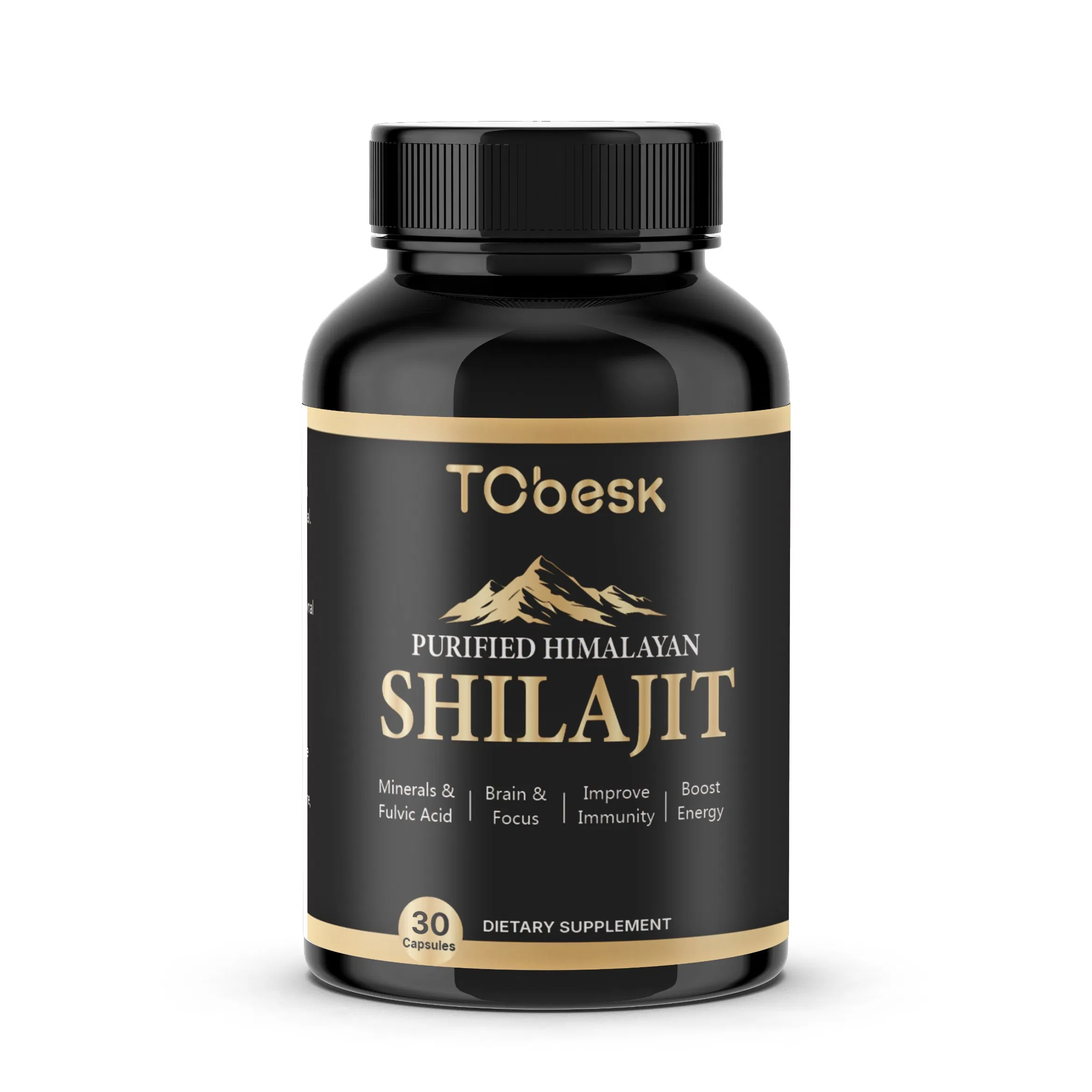 85 Minerals Brain Support Extract for Adults Shilajit Capsules 30