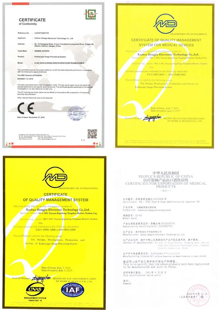 CE ISO Certifications