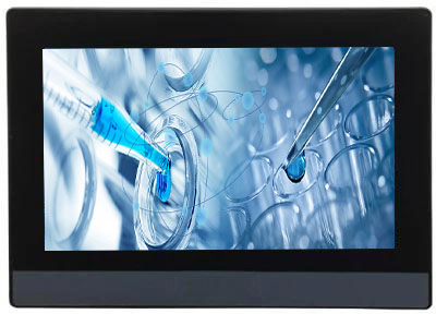 10.1 Inch Medical-Grade Touch Screen Digital Signage Video Monitor Accessory, 1024X600 Point Touch Display for Diagnostic Equipment &amp; Digital Signage