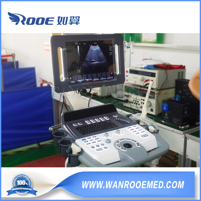 Gynaecology and Obstetrics Digital Color Doppler Ultrasound Machine Scanner Trolley Optional 4D Probe