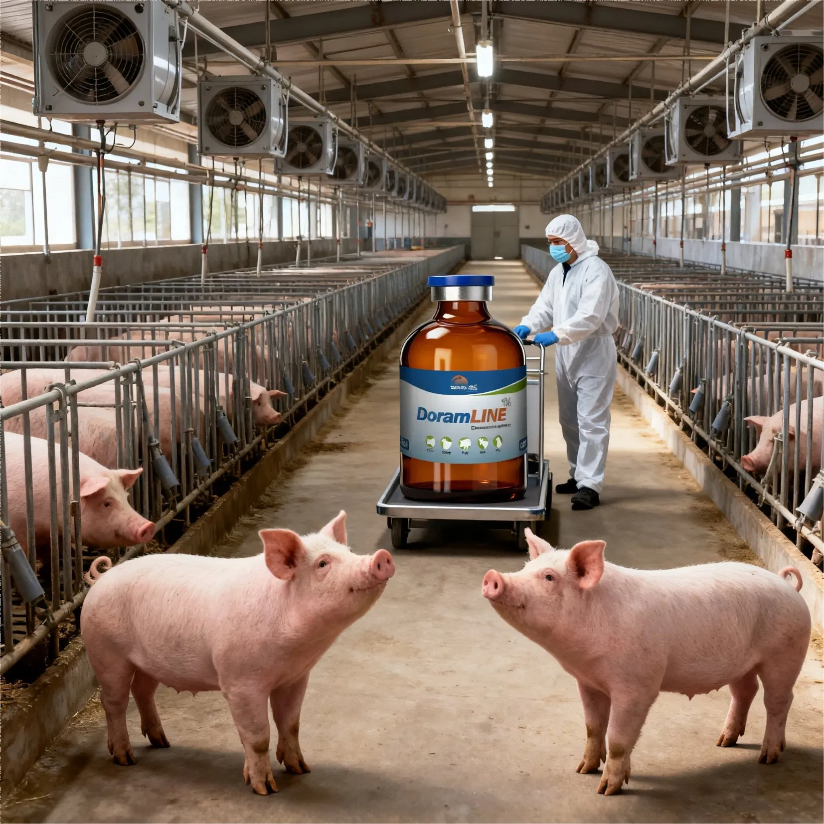 Long Acting Doramectin Injection Single Dose Parasite Control for Animals