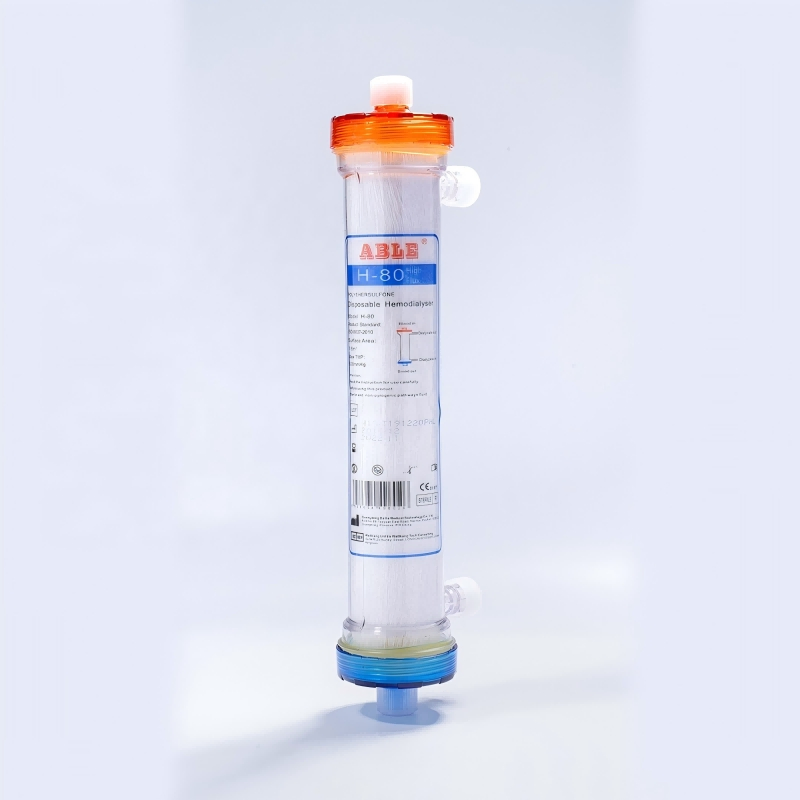 CE ISO Certified Disposable Hemodialyzer Cartridge for Safe Dialysis