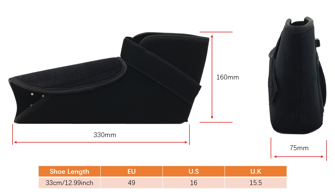 Soft and Portable 159PCS 3 in 1 Chip Red Light Near Infrared Light Simple Shoes