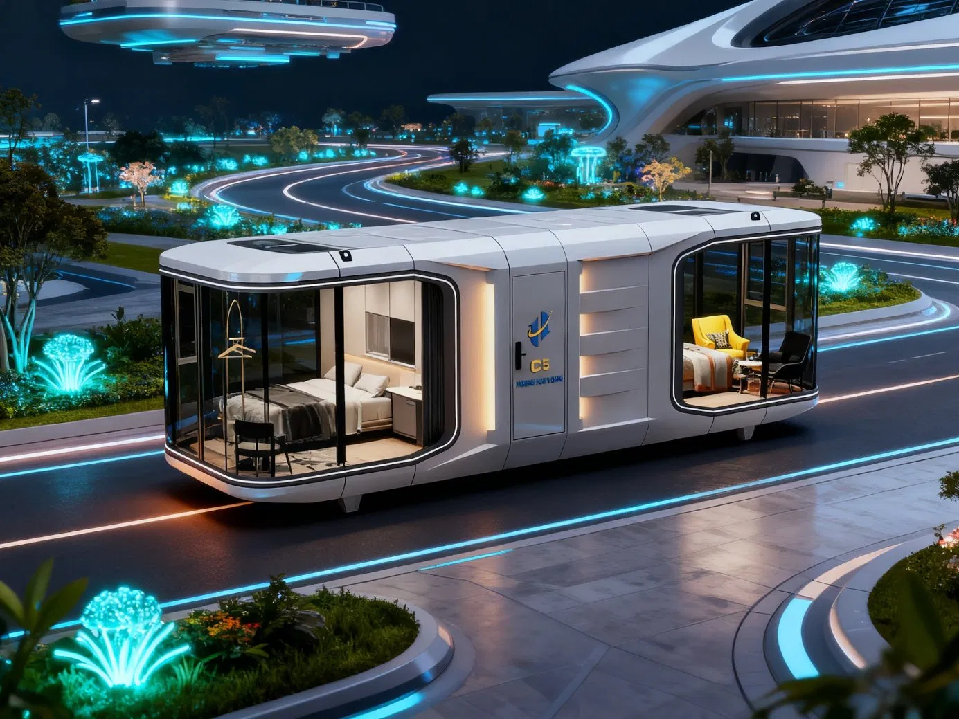 Compact Foldable Capsule House for Emergency Shelter Certified Waterproof and Fire-Resistant