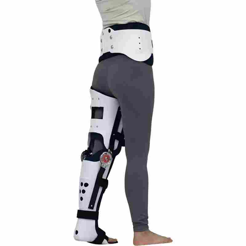 Rehabilitation Device Knee Hip Ankle Foot Joint Fixation Orthopedic Walking Boot Brace