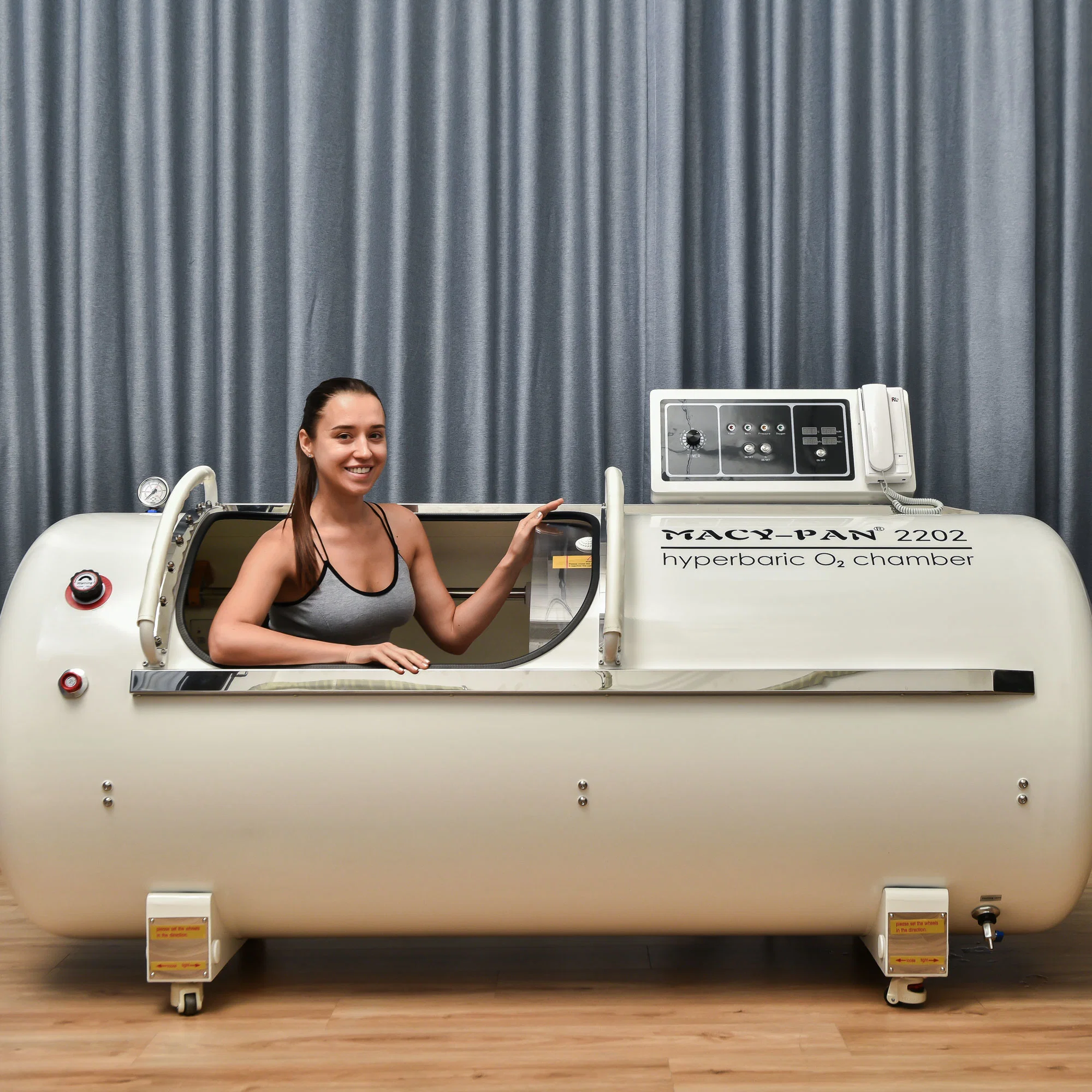 Macy-Pan HP2202 High Pressure 2.0ATA Hyperbaric Oxygen Hard Type Chamber Sports Rehabilitation Stoke Autism Diabetes Therapy Home Care SPA Chamber Beauty Care
