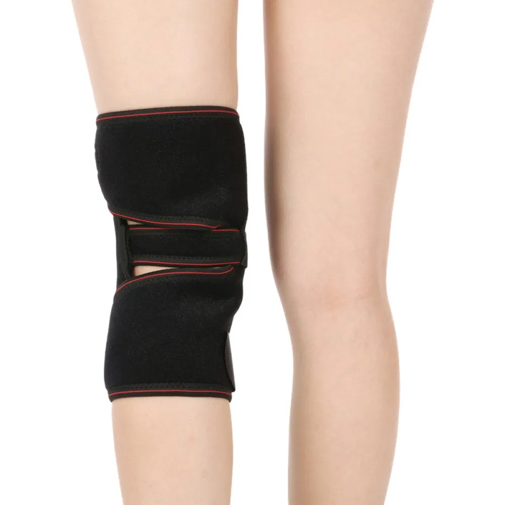 Athletes Sports Brace Orthopedic Products with Side Stabilizers Patella Gel Pads for Knee Support