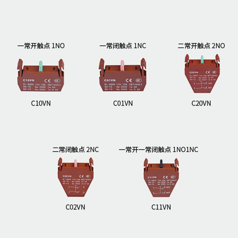 22mm Illuminated Emergency Illuminated Mushroom Push Button Switch