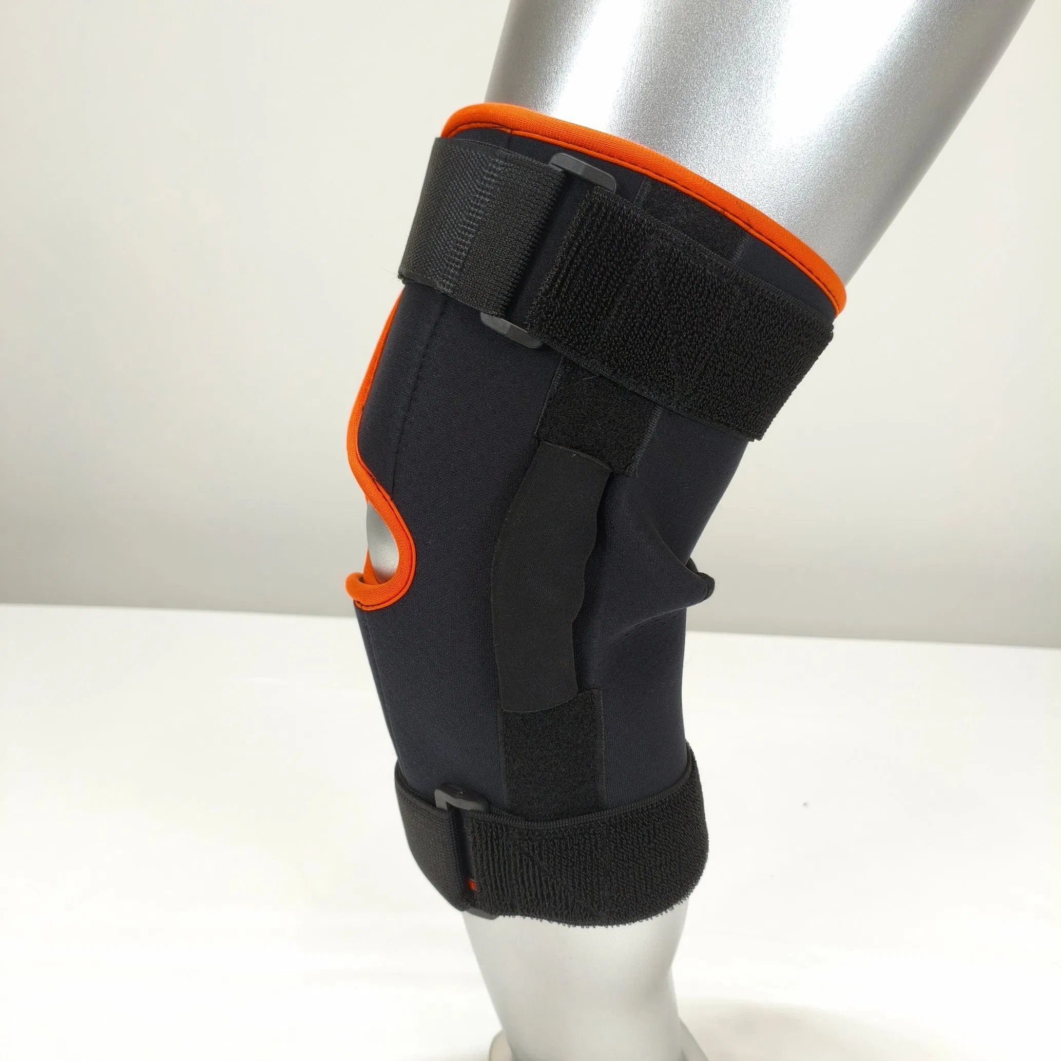 Medical Hinged Knee Brace for Pain Relief Orthopedic Adjustable Post Knee Support