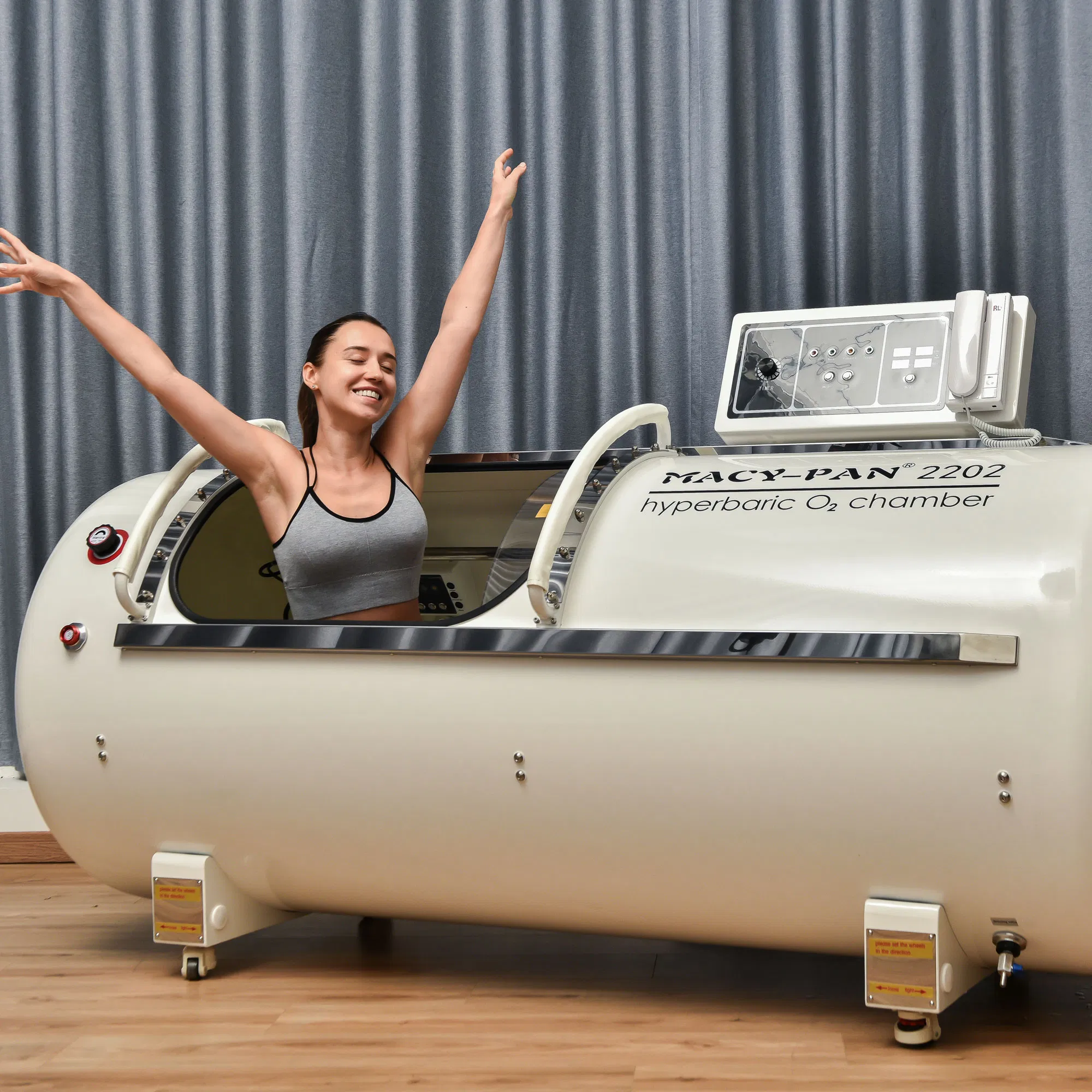 Macy-Pan HP2202 High Pressure 2.0ATA Hyperbaric Oxygen Hard Type Chamber Sports Rehabilitation Stoke Autism Diabetes Therapy Home Care SPA Chamber Beauty Care