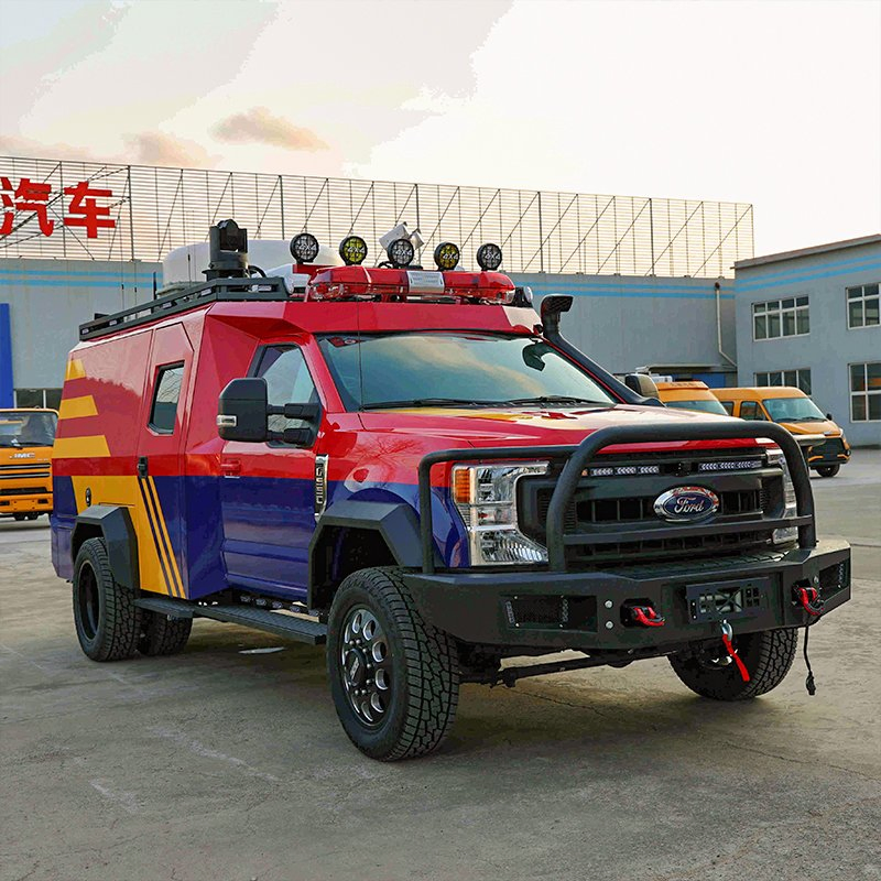 Large Expandable Shelter Communication Command Vehicle for Emergency Response (Satellite - Enabled)