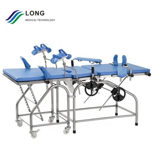 Medical Gynecological Obstetric Table Delivery Bed/ Delivery Bed Two Parts