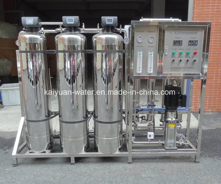 Stainless Steel 1000lph Automatic Water Desalination Reverse Osmosis Plant Dialysis Reverse Osmosis Salt Water Treatment System Water Purifier Machine Cost