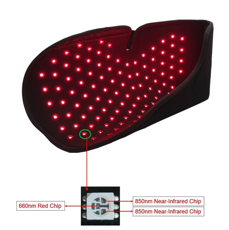 Soft and Portable 159PCS 3 in 1 Chip Red Light Near Infrared Light Simple Shoes