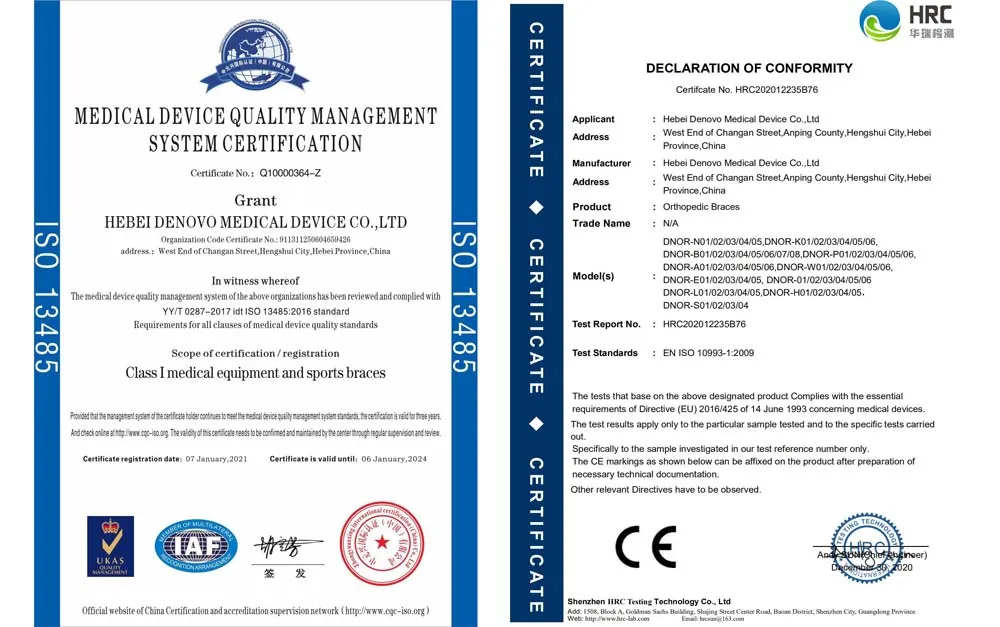 Product Certificates