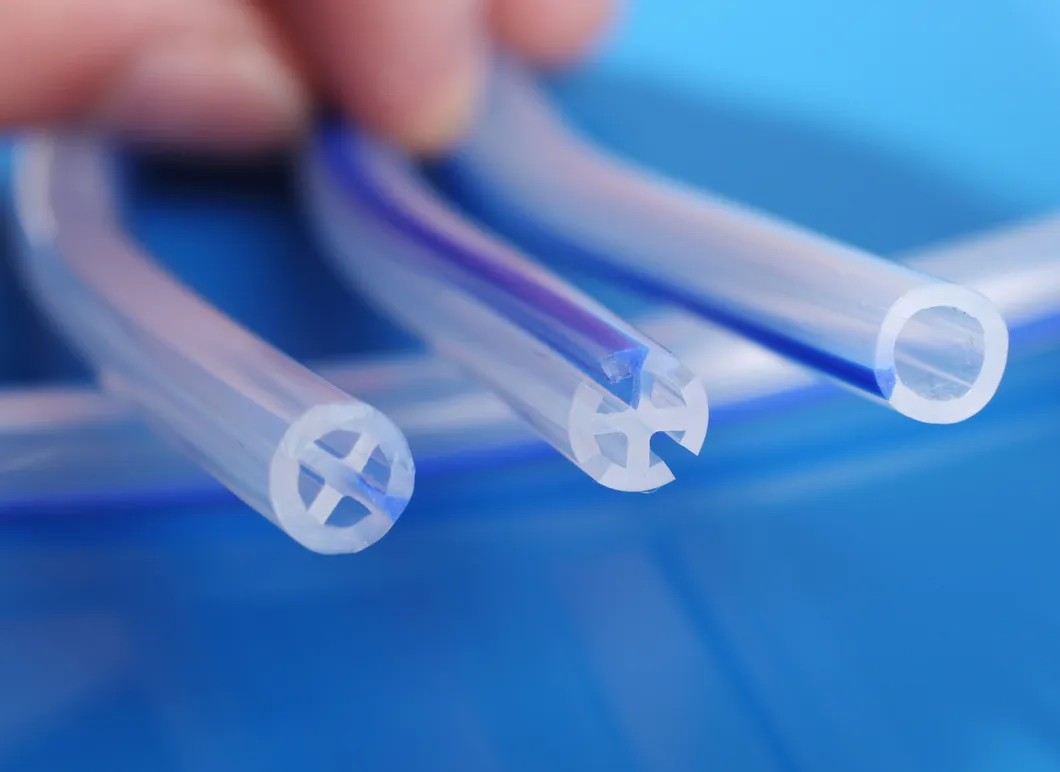 Silicone close wound drainage system detail