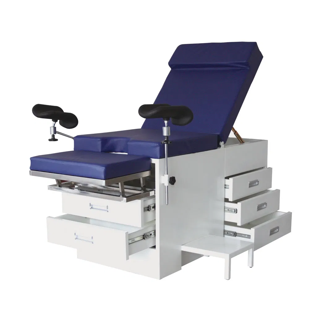 Hospital Adjustable Gynecology Electric Gynecological Exam Chair Obstetric Examination Bed