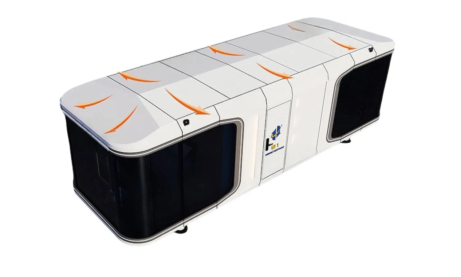 Compact Foldable Capsule House for Emergency Shelter Certified Waterproof and Fire-Resistant