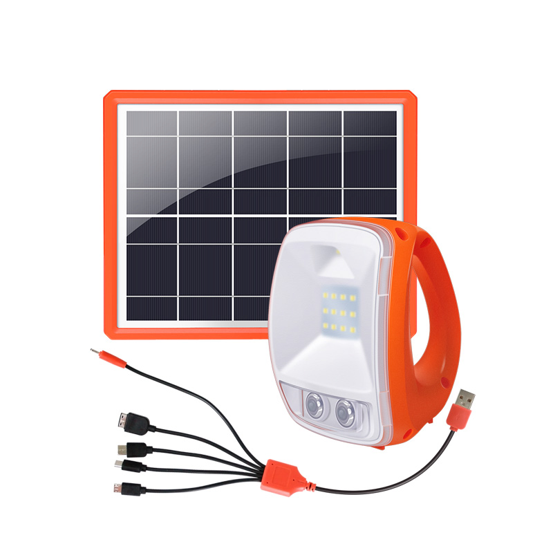 Lighting Global Solar Light 5W Portable Solar Lantern with Bulbs Mobile Charger Solar Lighting System for Emergency Use/Africa/India/Uganda/Rwanda