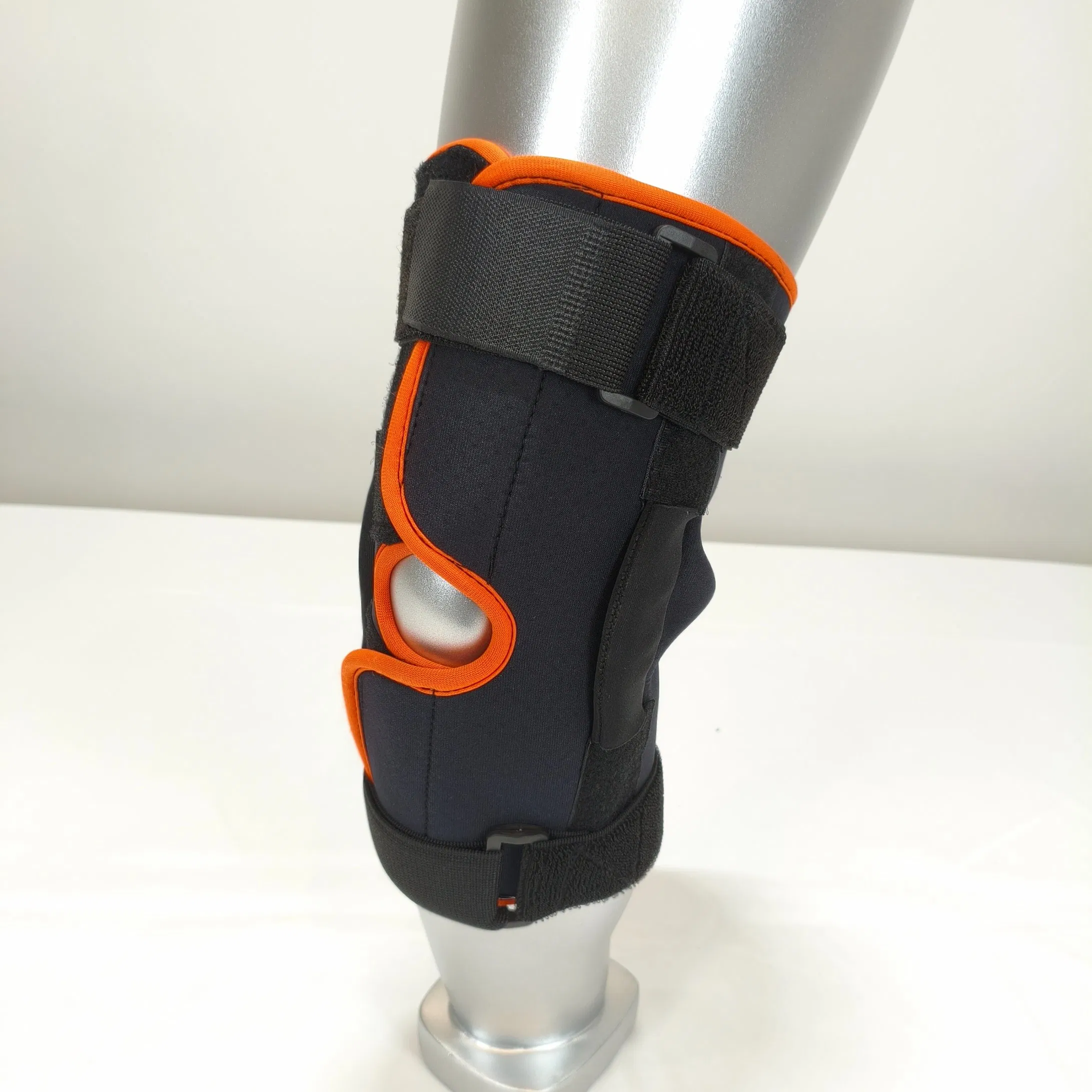 Medical Hinged Knee Brace for Pain Relief Orthopedic Adjustable Post Knee Support