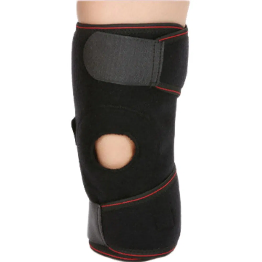 Athletes Sports Brace Orthopedic Products with Side Stabilizers Patella Gel Pads for Knee Support