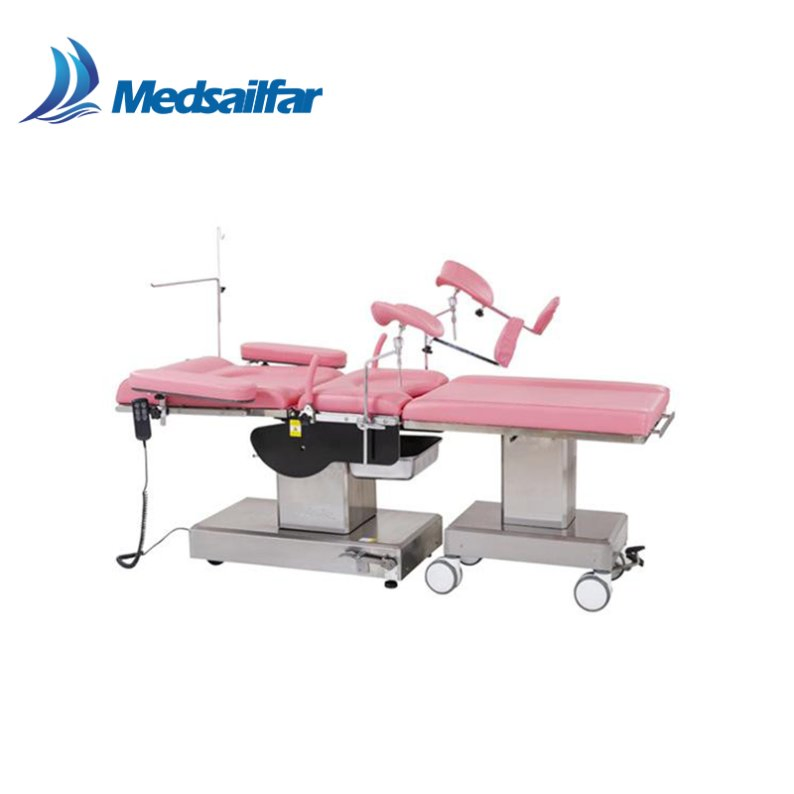 Electrical Motor Memory Foam Hospital Gyneco-Obstetric Gynecological Operating Table