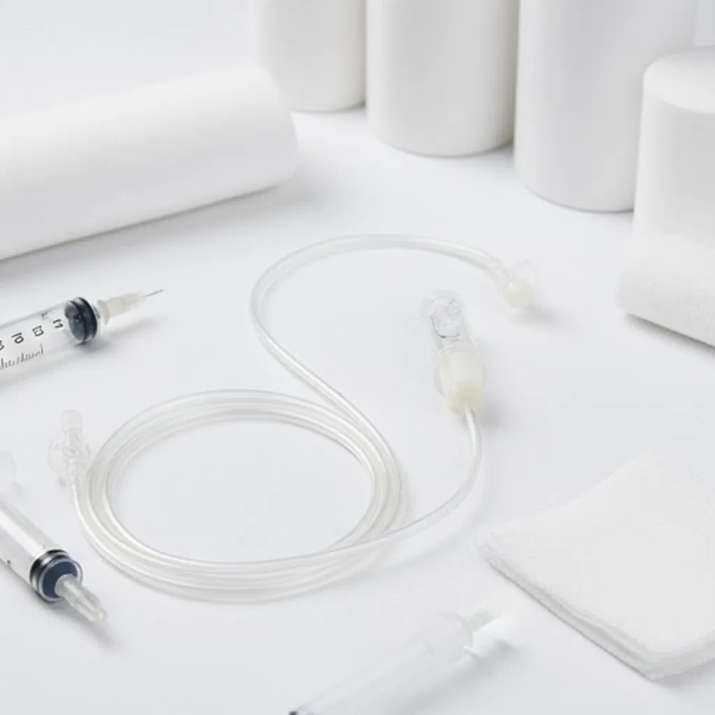 Plastic Single Packed Non-Vented Drip Chamber Infusion