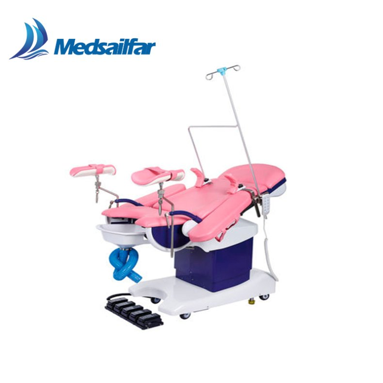 Electrical Motor Memory Foam Hospital Gyneco-Obstetric Gynecological Operating Table