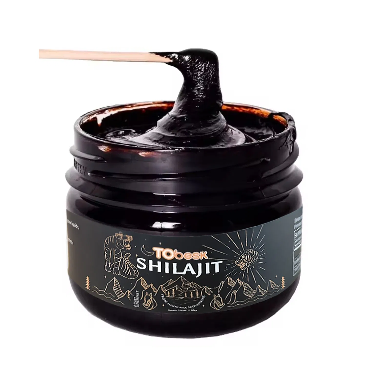 Pure Himalayan Resin with Fulvic Acid to Improve Immunity Shilajit Resin 30g