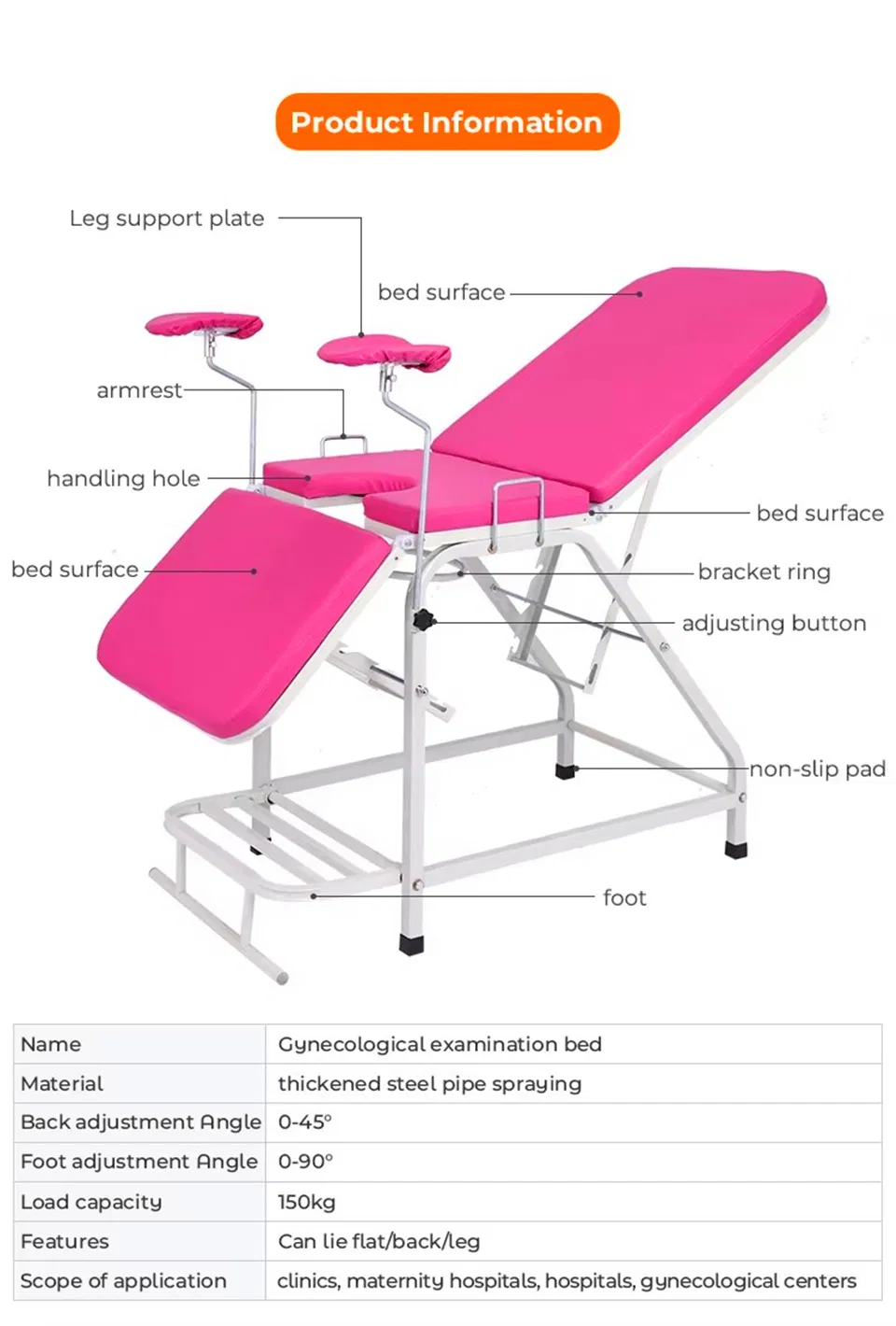 Gynecological Examination Bed