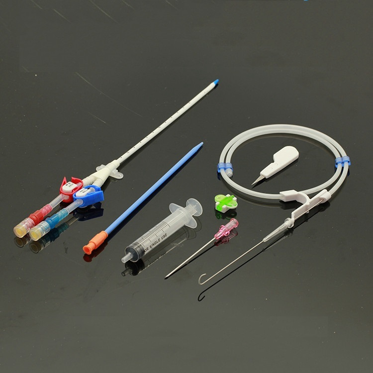 Hemodialysis Catheterization Kits, HD Hematodialysis Dialysis Catheter Dilator Set Hemodiafiltration Tube Hemodialyzer Blood Tubing Blood Collection Tubes