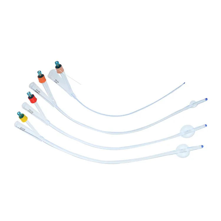 Silicone foley catheter