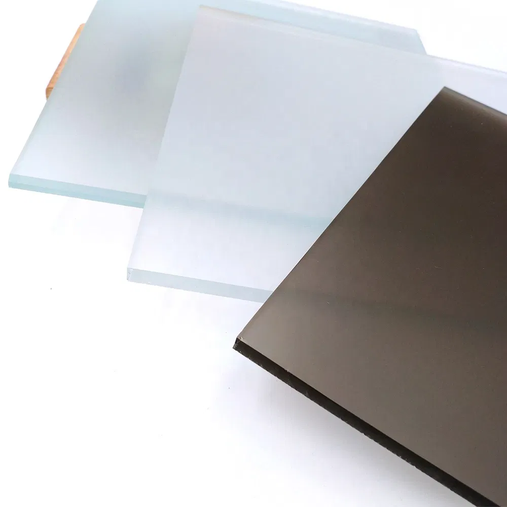 Factory Price Clear and Extra Clear Acid Etched Frosted Glass for Window Door and Office Partitions