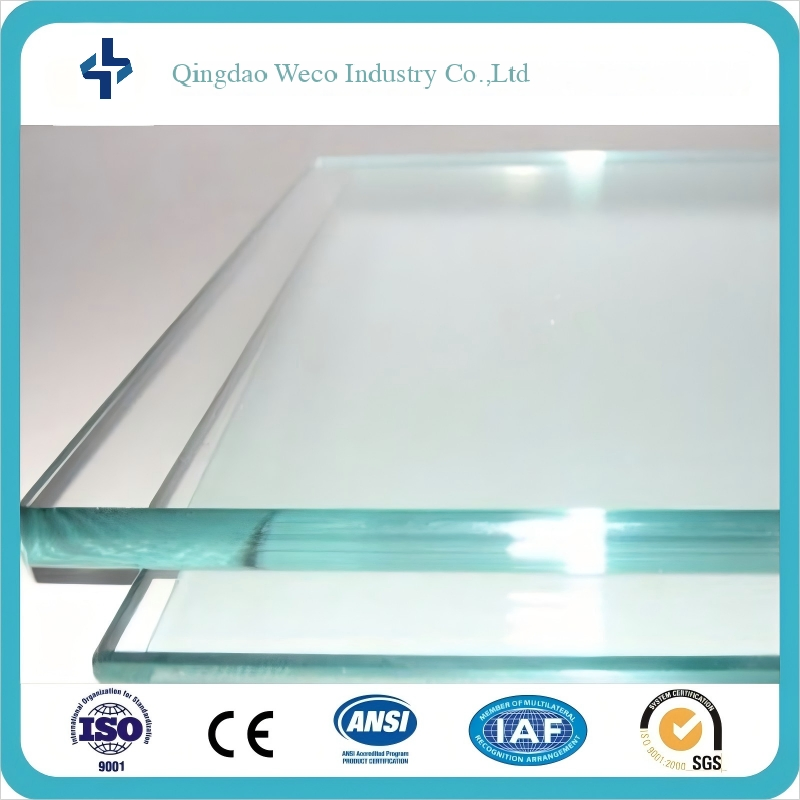 2-19mm Clear/Ultra Clear Bronze Blue Deep Processed Toughened Safety Low E Furniture Window Door Railing Balcony Laminated Polished Curved/Bend Tempered Glass