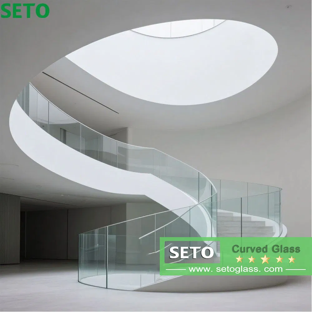 Customized High Temperature Resistant Furnace Curved Tempered Glass Cover