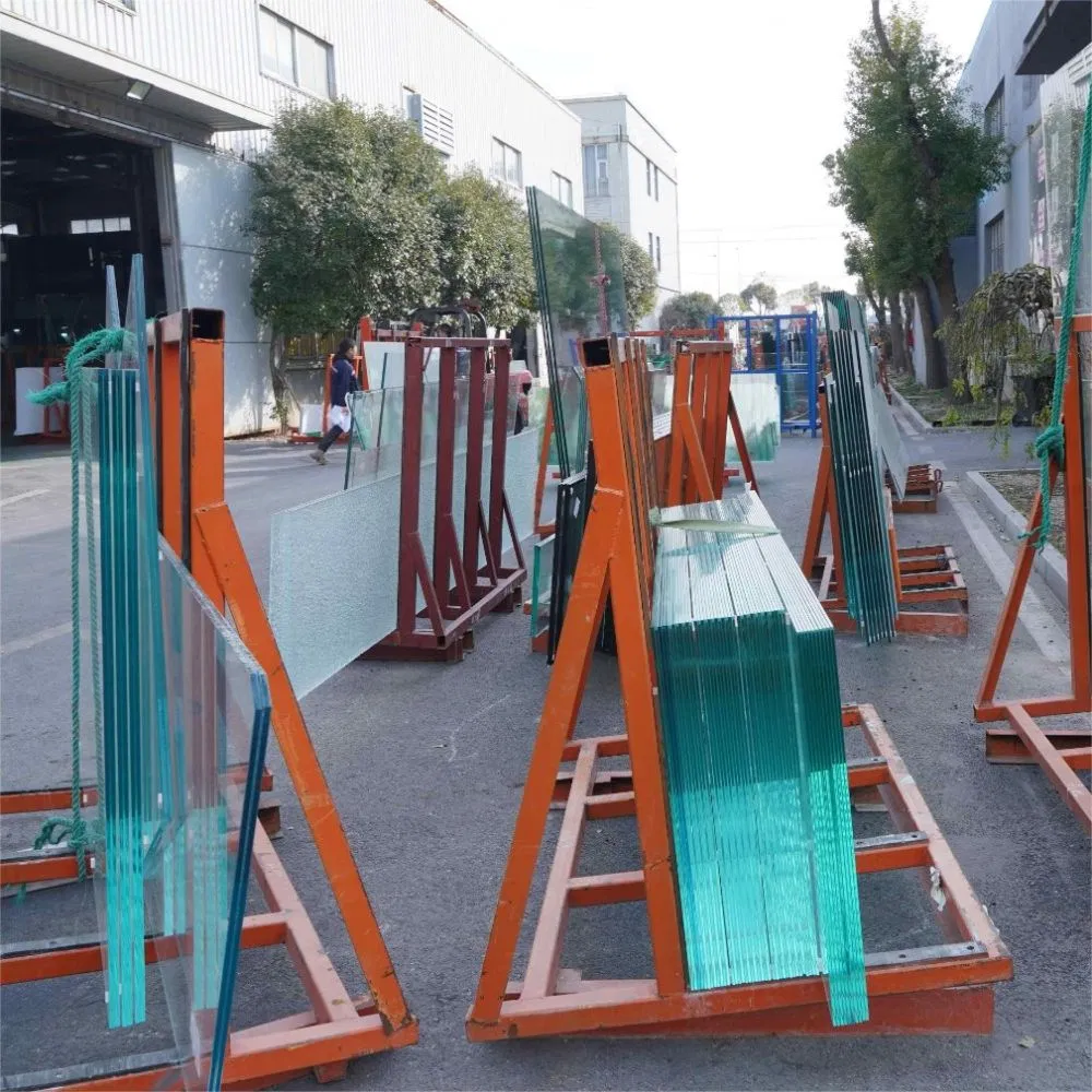 Tempered Safety Building Fence Clear Colored Customized Size Glass with CE Certificates