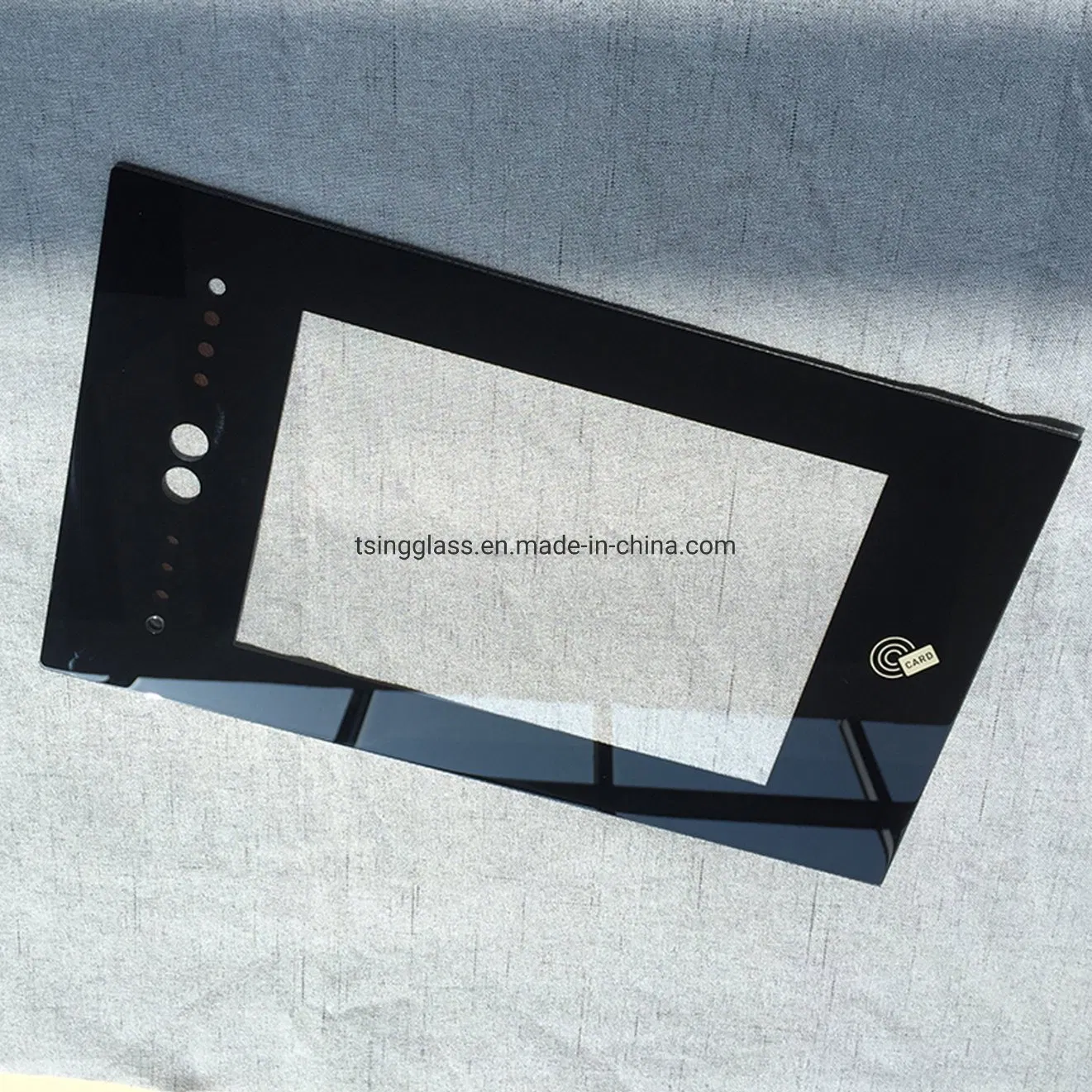 Smart Card Reader Window Tempered Glass/Display Face Recognition Window Touch Tempered Glass Panel Wholesale Glass