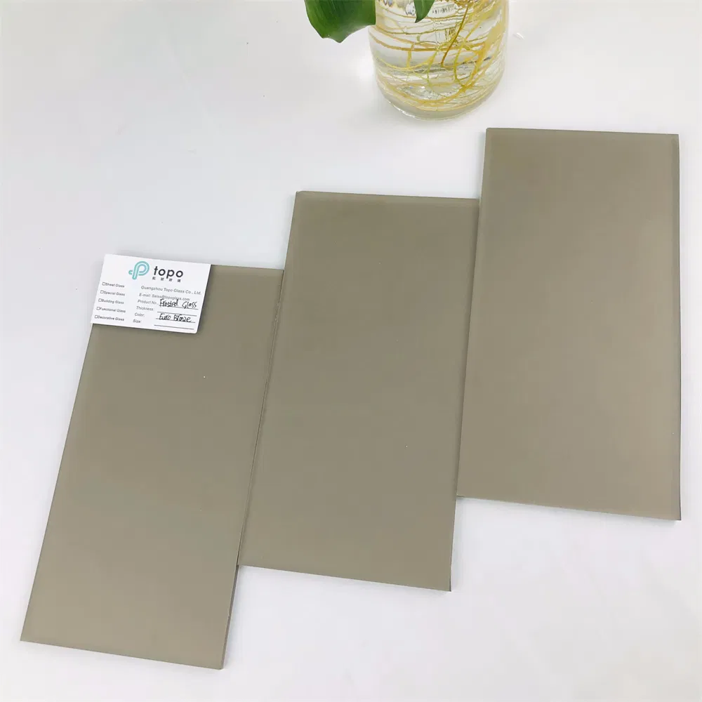 4mm 5mm 6mm 8mm 10mm 12mm Euro Brown Frosted Satin Glass (FG-TP)