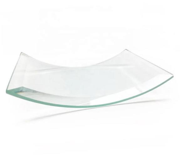 4mm Dark Green Curved Tempered Glass for Building Glass