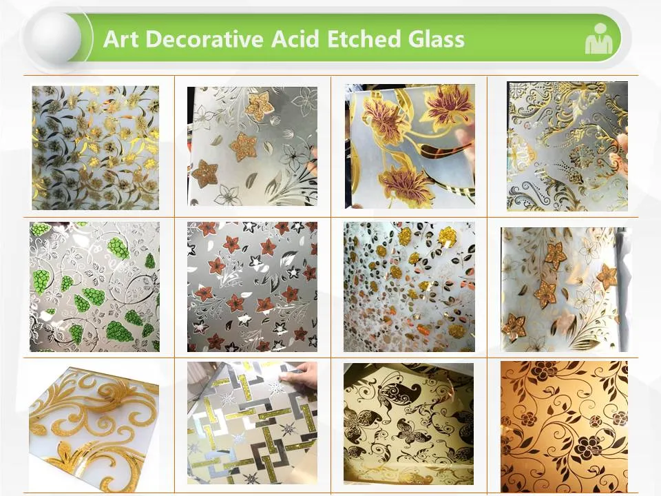 Acid Etched Glass