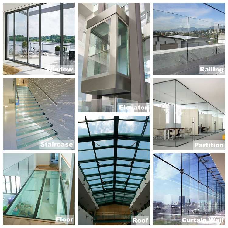 High Strength Tempered Safety Glass for Building, Furniture
