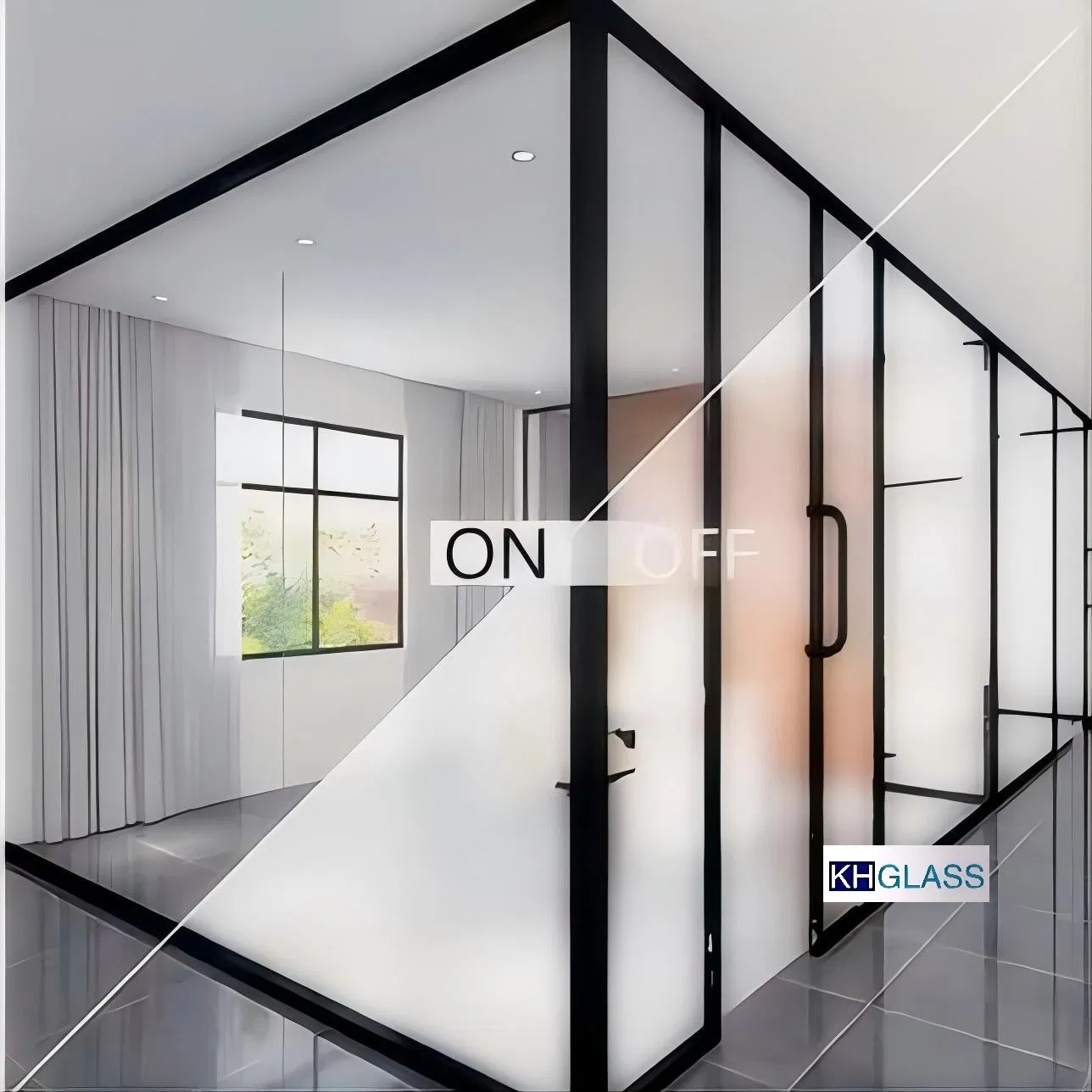 Manufacturer Direct Supply of Self-Adhesive High Transparency Electronic Control Glass Atomization Intelligent Dimming Pdlc Smart Film Glass