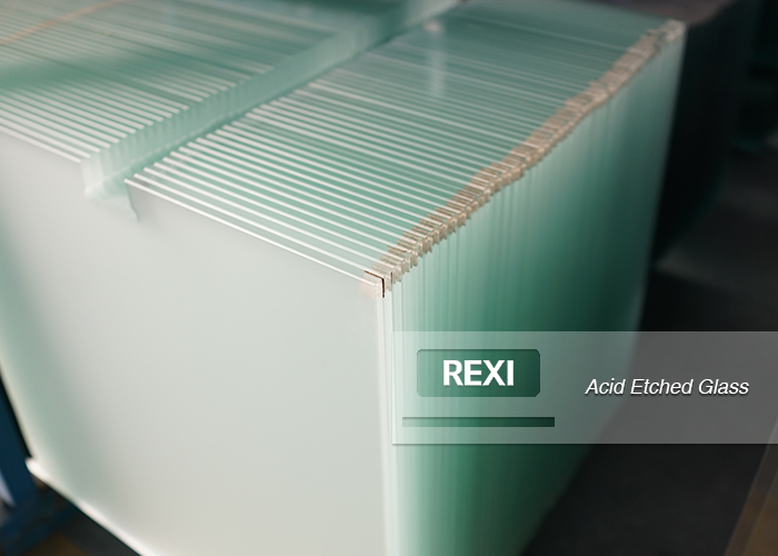 3mm-12mm Acid Etched Glass, frosted and patterned optional, decorative glass CE certified