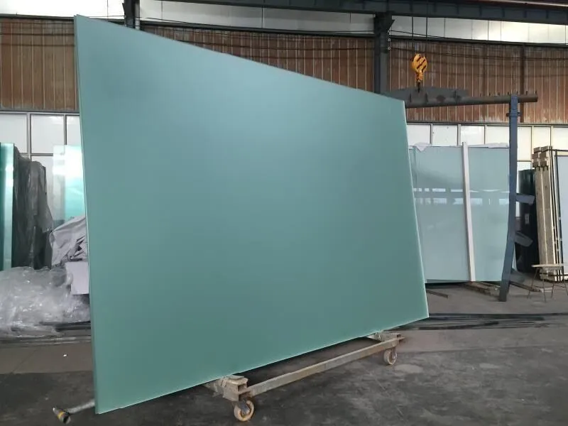 Acid Etched Glass Display