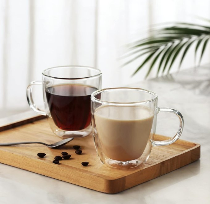 160ml Double Wall Glass for Coffee, Insulated Espresso Coffee Glass